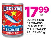 Lucky Star Pilchards In Tomato Chilli Sauce-400g Each