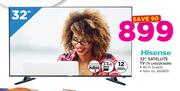 Hisense 32” Satellite TV TV LHD32K360W