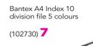 Banter A4 Index 10 Division File 5 Colours