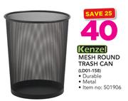 Kenzel Mesh Round Trash Can LD01-158
