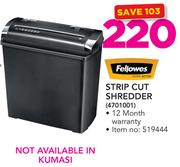 Fellowes Strip Cut Shredder 4701001