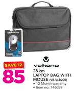Volcano 28cm Laptop Bag With Mouse VB-VLB200