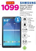 Samsung Galaxy Tablet E 9.6” 3G Wi-Fi Tablet TAB BLK T561