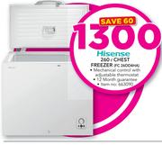 Hisense 260Ltr Chest Freezer FC 26DD4HA