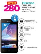 Hisense Dual Sim Smartphone U601S BLK