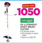 Tandem 43cc Straight Shaft Brush Cutter