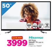 Hisense 50" LED Full Smart TV 50K321