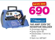 Tradeweld 160 Amp 220V DC Invertor Weldor