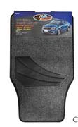 Moto Charcoal Ribbed Car Mat
