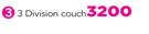 Gommagomma 3 Division Couch