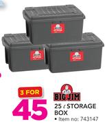 Big Jim 25Ltr Storage Box-For 3