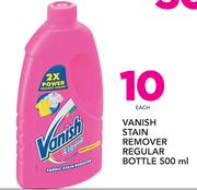 Vanish Satin Remover Regular Bottle-500ml Each