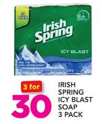 Irish Spring Icy Blast Soap 3-Pack