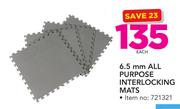 Everlast 6.5mm All Purpose Interlocking Mats-Each