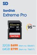 Sandisk Extreme Pro 32GB SD Card