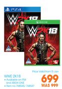 WWE 2K18