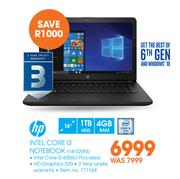 HP Intel Core i3 Notebook (14-020NI)