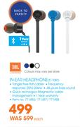 JBL In-Ear Headphone(T110BT)-Each
