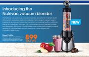 Russell Hobbs Nutrivac Vaccuum Blender(RHVB-15)