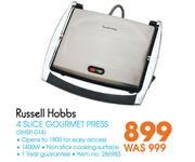 Russell Hobbs 4 Slice Goumet Press (RHSP-014)