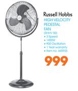 Russell Hobbs High Velocity Pedestal Fan (RHHV 50)