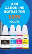 Canon Ink Bottles-Each