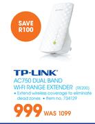 TP-Link AC750 Dual Band Wi-Fi Range Extender(RE200)