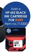 HP 652 Black Ink Cartridge