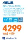 Asus Intel Dual Core Celeron Notebook