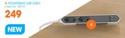 Allocacoc Power Bear USB Grey