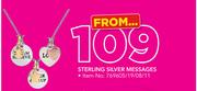 Sterling Silver Messages