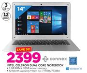 Connex 14" Intel Celeron Dual Core Notebook