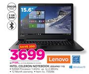 Lenovo 15.6" Intel Celeron Notebook IDEAPAD 110