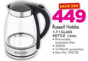 Russell Hobbs 1.7Ltr Glass Kettle