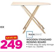 Mainstays Wooden Standard Ironing Board