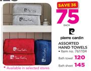 Pierre Cardin Bath Sheet-Each