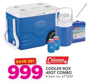 Coleman Cooler Box 40QT Combo