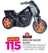 Big Jim Ride-On Racer Black-Each