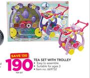 Tea Set With Trolley-Per Set