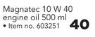 Castrol Magnetic 10W 40 Engine Oil-500ml