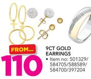 9CT Gold Earrings