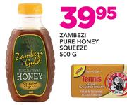 Zambezi Pure Honey Squeeze-500g