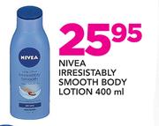 Nivea Irresistable Smooth Body Lotion-400ml