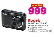 Kodak 16 Megapixel Pro Friendly Zoom FZ43