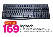 Logitech Wired Keyboard K120