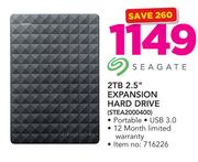 Seagate 2TB 2.5" Expansion Hard Drive STEA2000400