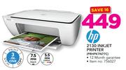 HP 2130 Inkjet Printer PRHPK7N77C