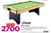Shoot Pool Table