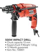 Stramm 500W Impact Drill