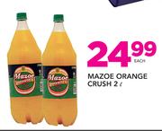 Mazoe Orange Crush-2L Each